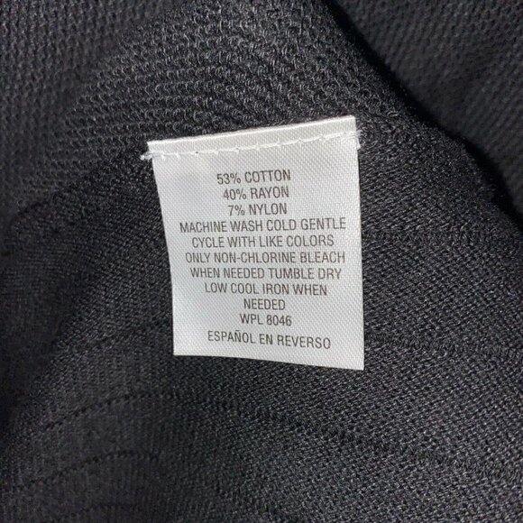 Style & Co Black High Low Hem Tunic Sweater 0X NEW - Picture 6 of 6